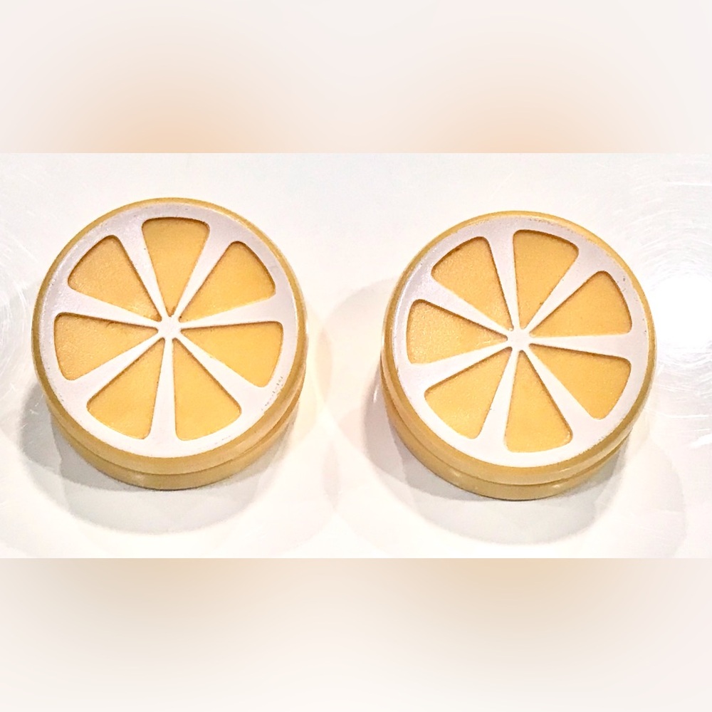 2 Double Sided Lemon Slices Chip Clips